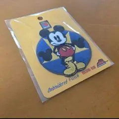 ☆新品・未使用☆ミッキーマウス アイロンワッペン レトロ ディズニー