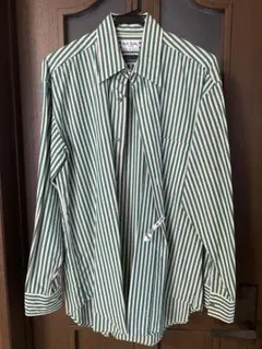 Paul Smith 緑と白ストライプ Mサイズ