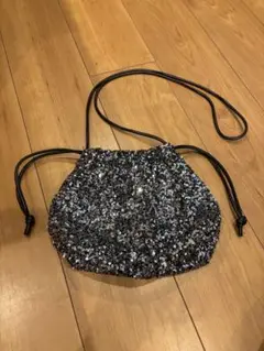 GU スパンコール　ショルダーバッグ