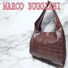 MARCO BUGGIANI　ショルダーバッグ　レザー　ブラウン系