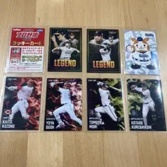 プロ野球チップスカード 2025 第1弾 ラッキーカード 他カード全8枚
