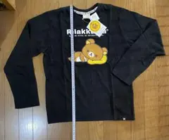リラックマ 10周年記念 長袖 カットソー Tシャツ M 黒 男女兼用