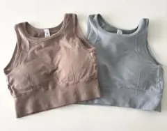 大特価‼️大人気　sloli スロリ ヨガトップス　ヨガウェア　ピンク　ブルー