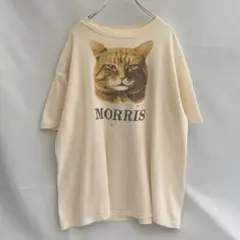 【レア】80s 9Lives MORRIS vintage tee モーリス