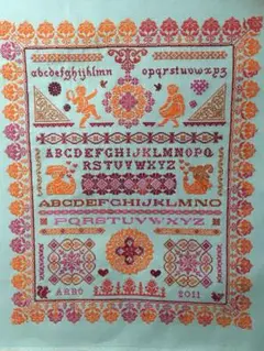 ベルギー(CloRaMi Designs社)クロスステッチ刺繍キット完成品