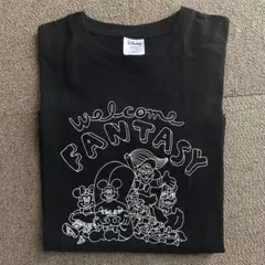 ディズニー × ヤナギダマサミ　コラボTシャツ　黒