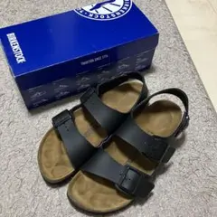 Birkenstock ミラノ ビルコフロー ブラック41