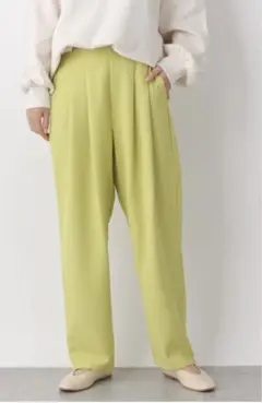 お値下げしました！新品、タグ付き！LEPSIM レプシム　タックワイドパンツ