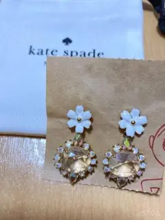 ケイトスペード KateSpade キラキラ ビジュー ストーン ピアス ♡