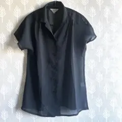 昭和レトロ☆レディース☆トップス☆シャツ☆ブラック☆レース♪