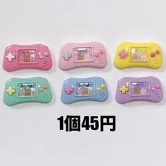 6個◉ ゲーム機 ミニチュア デコパーツ ホイップ トレカ ガチャ詰め ぬいスト