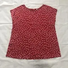 〈UNIQLO〉草間彌生 水玉模様赤TシャツLサイズ
