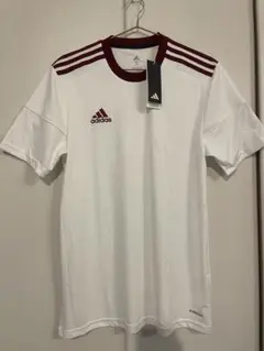 adidas サッカーユニフォーム　AEROREADY ホワイト　バーガンディ