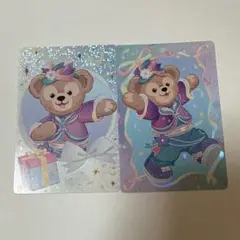香港ディズニーランド　20周年 ダッフィー カード