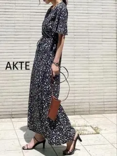 AKTE ラップロングワンピース