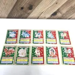 ポケモンカードセット　10枚セット　緑　トップサン