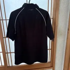 メンズテイシャツ　Lサイズ　スタンドカラー黒