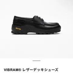 ZARA Vibram レザーデッキシューズ 27cm 42