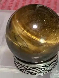 タイガーアイ球体 インテリア置物　20mmサイズ　スフィア　38g