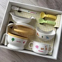 【美品・未使用品】miki house ミキハウス ベビー用食器セット 離乳食
