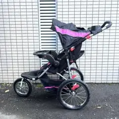美品 ベビートレンド baby trend 3輪ベビーカー チャイルドシート付
