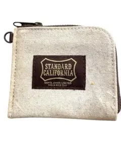 STANDARD CALIFORNIA キャンバス 二つ折りジップウォレット