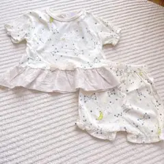 ✳︎新品未使用タグ付✳︎ ワッフル恐竜パジャマ　半袖上下セット　子どもパジャマ