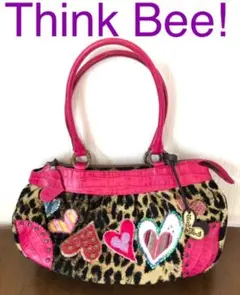 シンクビー!Think Bee! ハンドバッグ ショルダーバッグ ピンクハート