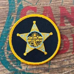 【USA vintage】ワッペン　Sheriff Ohio 保安官　バッジ