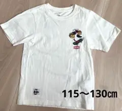 《中古》チャムス　Chums　キッズ　Tシャツ　115 130 ホワイト