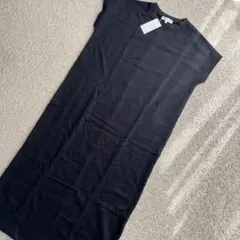 ユナイテッドアローズ ブラック半袖Tシャツワンピース M