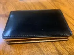 GLOBAL WORK 黒 レザー 名刺入れ