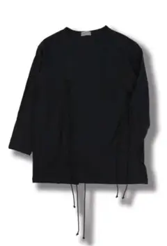 Yohji Yamamoto ヒモ通し丸首長