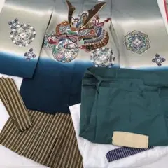 （414）七五三 5歳男の子羽織袴セット 刺繍