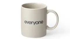 新品　everyone ベージュ マグカップ
