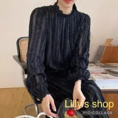秋冬コーデ❤️ロングワンピース レディース ドレス パーティー 長袖 レース