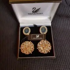 Swarovski ゴールド イヤリング