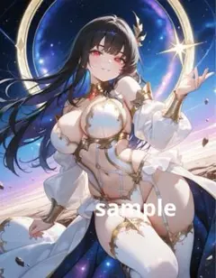 AIイラスト　美女 L版サイズ 1点物 A40