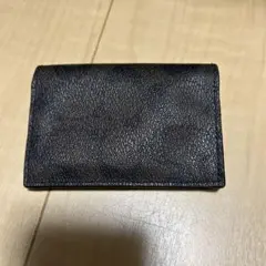 COACH レザー名刺入れ 黒色