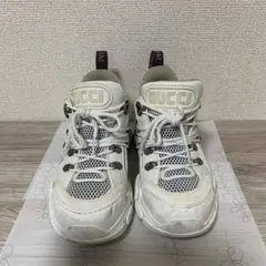 GUCCI ホワイトレックスニーカー