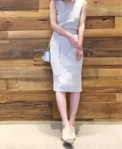 ワンピース　リブニットワンピース　MERCURY DUO マーキュリーデュオ