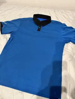 アディダス　ゴルフウェア　半袖　ブルー　L メンズ　adidas