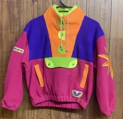 PHENIX フリースジャケット カラフル 80年代 ビンテージ 日本製 登山