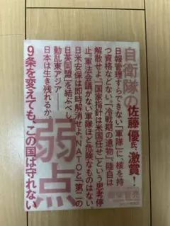 日本の弱点 佐藤優著