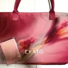 EKATO エカト　ノベルティ　トートバッグ　パスポートケースとラゲージタグ