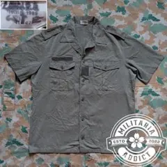 [フランス軍] F2 チャドシャツ 半袖 軍放出品 ミリタリー 古着 80s