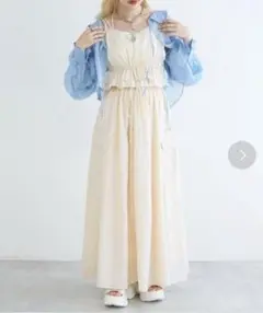 セットアップワンピース　w closet