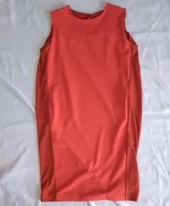 Spick & Span オレンジ ノースリーブ ワンピース