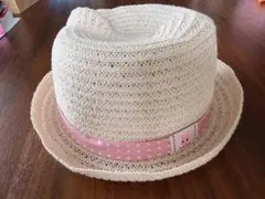 ミキハウス ホットビスケッツ　麦わら帽子 【44cm】