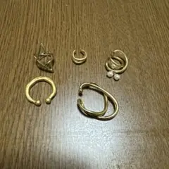 ゴールド イヤーカフ 5個セット